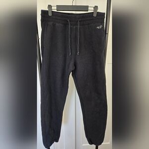 Hollister MENS size SMALL Black jogger sweatpant Pant